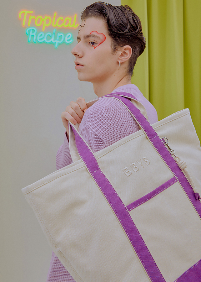 TROPICAL Market Bag (Extra-large) Purple