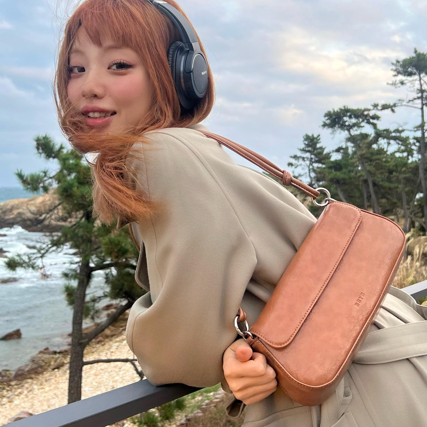 BBYB | 비비와이비 [@doydly] Lala Shoulder Bag (Crinkled Brown)