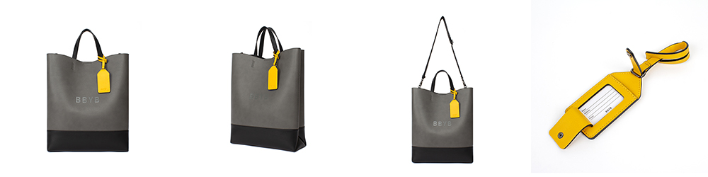 BRUNI Unisex Tote Bag (Charcoal Grey)