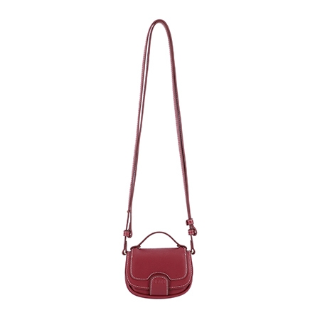 BEI Saddle Micro Mini Bag (Deep Red)